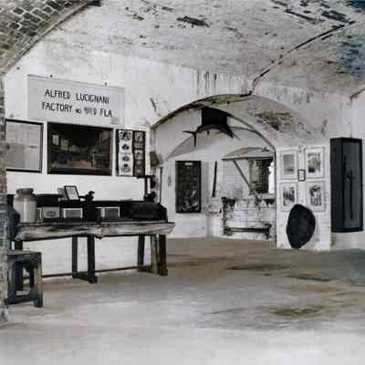 Interior of Fort East Martello Museum
