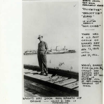 Knights Key Dock from Knights Key Bridge