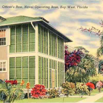 Officer's Row, Naval Operating Base, Key West, Florida