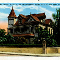 Residence of Judge Vining Harris, Situated on Southernmost Point in U.S., Key West, Florida