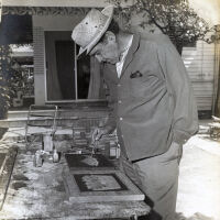 Mario Sanchez in his Studio Under the Trees