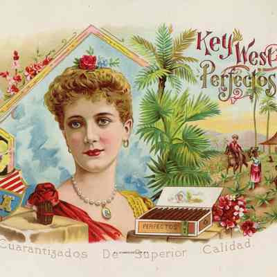 Key West Perfectos Cigar Label