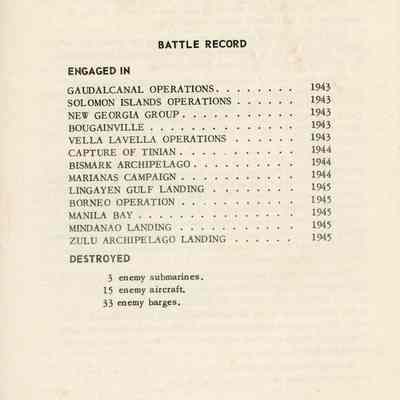 Welcome Aboard the USS SAUFLEY (EDDE-465): © Key West Art & Historical Society