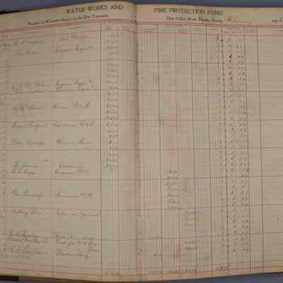 Water Works and Fire Protection Fund: © Key West Art & Historical Society