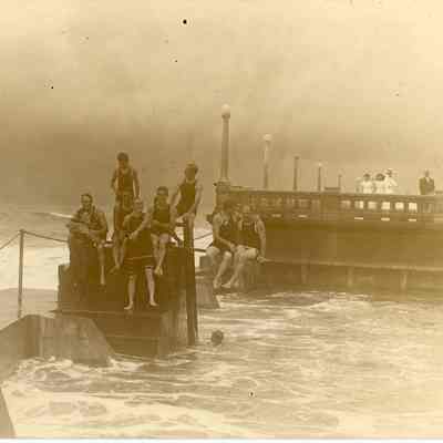Men and Woman Swimming in Colon