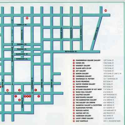 Art Gallery Association Brochure: © Key West Art & Historical Society