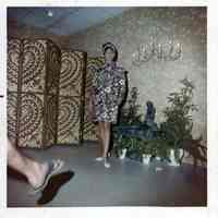 Jacquolyn Staubs in Key West Hand Print Dress