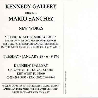 Kennedy Gallery Postcard: © Key West Art & Historical Society