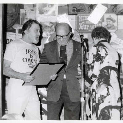 Tony Tarracino, Gerald Saunders and Margaret Foresman