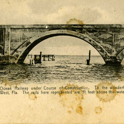 The Marvelous Ocean Railway under Course of Construction