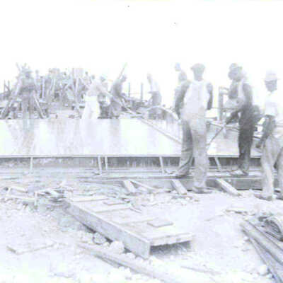 Old Seven Mile Bridge Construction
