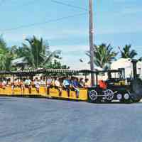 Conch Tour Train at the Southernmost Point in Key West, Florida
