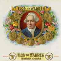 Flor de Warren Cigar Label