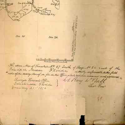 Map of Township No. 67 South of Range No. 26 East of the Principal Meridian: © Key West Art & Historical Society