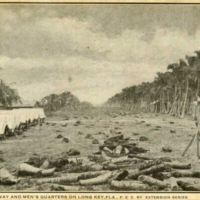 The Right of Way and Men's Quarters on Long Key, Fla.