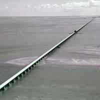 Aerial View of the Seven Mile Bridge
