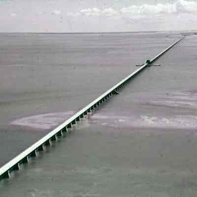 Aerial View of the Seven Mile Bridge