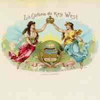 La Corona de Key West Cigar Label