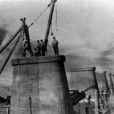 Seven Mile Bridge Under Construction
