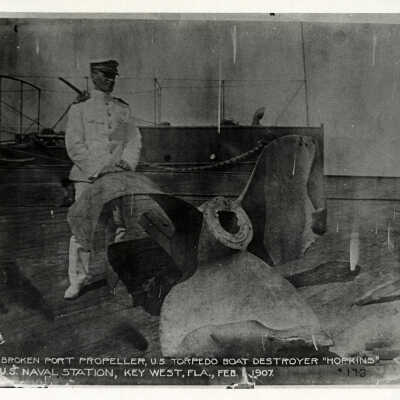U.S.S. Hopkins Broken Propeller