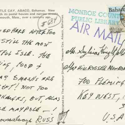 Green Turtle Cay, Abaco, Bahamas: © Key West Art & Historical Society