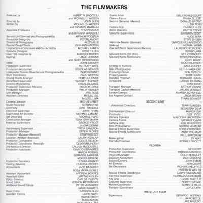 'Licence to Kill' Production Program: © Key West Art & Historical Society