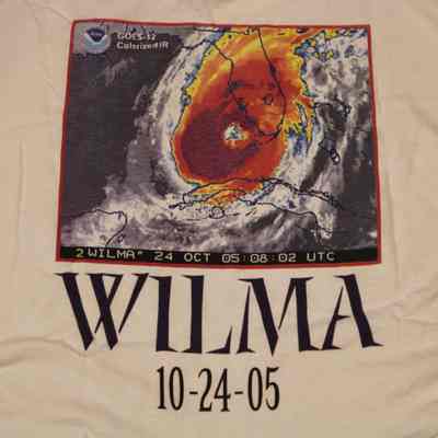 Hurricane Wilma T-Shirt Back: © Key West Art & Historical Society
