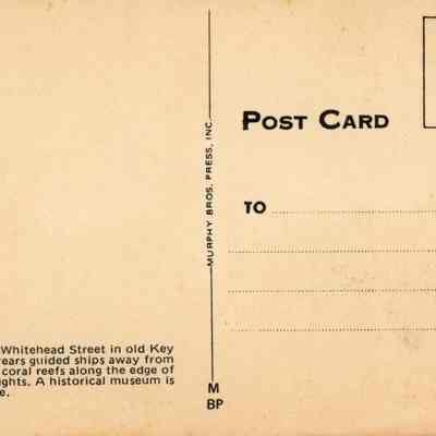 Key West Lighthouse: © Key West Art & Historical Society