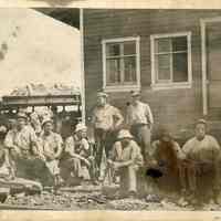 Panama Canal Construction Workers at Gatun Locks