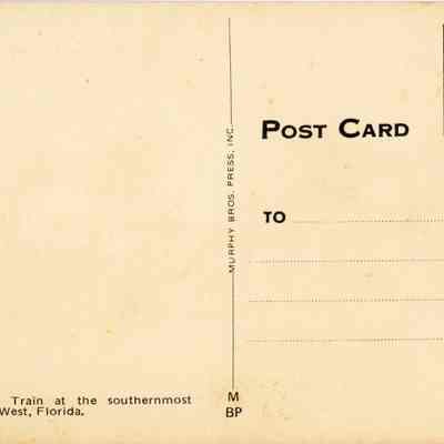 Conch Tour Train at the Southernmost Point in Key West, Florida: © Key West Art & Historical Society