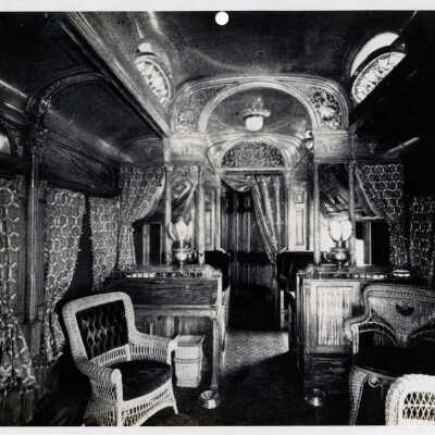 Interior of Henry Flagler's Railway Car