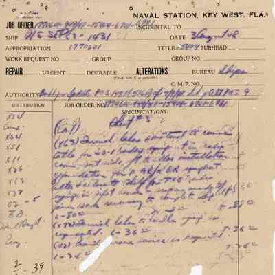 USS EPCS-1431 Job Order