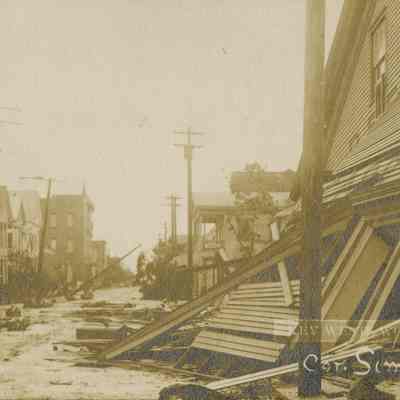 Hurricane Damage at Simonton and Greene Streets