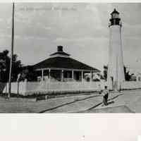 Boy in Front of Key West Lighthouse
