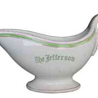 Jefferson Hotel Gravy Boat