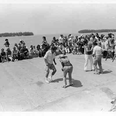 People Dancing at Mallory Square