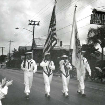 U.S. Navy Color Guard on Truman Avenue
