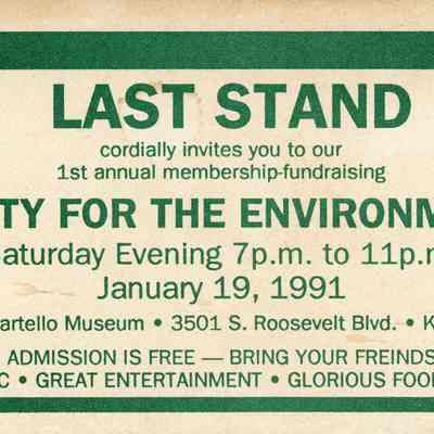 Party for the Environment Invitation
