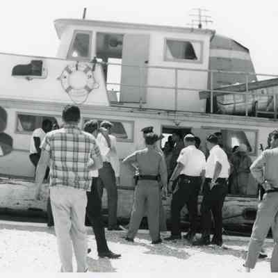 Disembarking During Mariel Boatlift