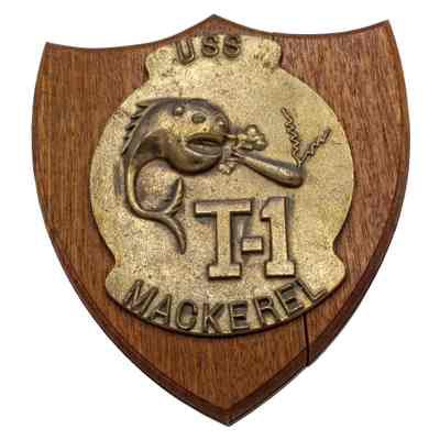USS MACKEREL (SST-1) Plaque