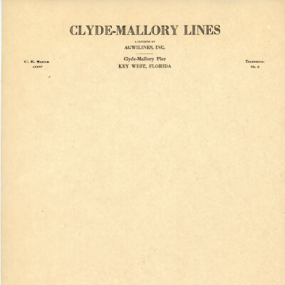 Clyde-Mallory Lines Letterhead