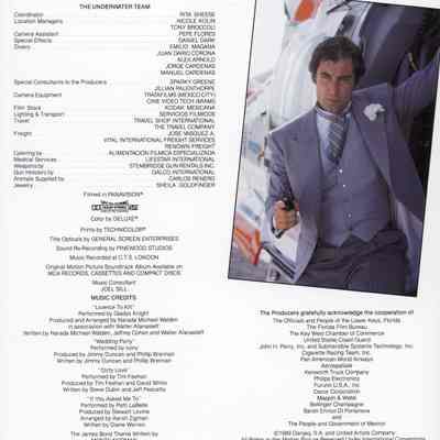 'Licence to Kill' Production Program: © Key West Art & Historical Society