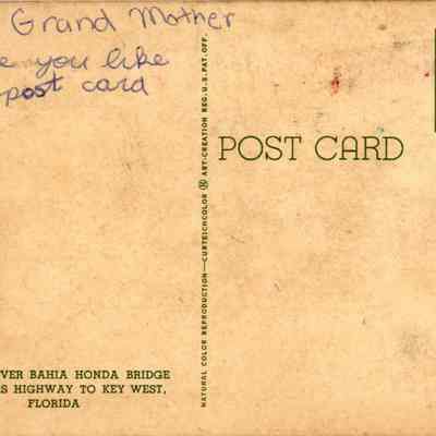 Sunset Over Bahia Honda Bridge: © Key West Art & Historical Society