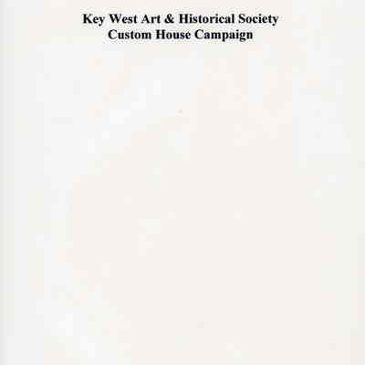 Custom House Campaign Stationery