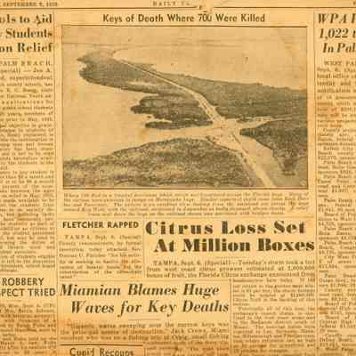 Daily Tribune 1935 Hurricane Coverage