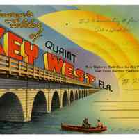 Souvenir Folder of Quaint Key West Fla.