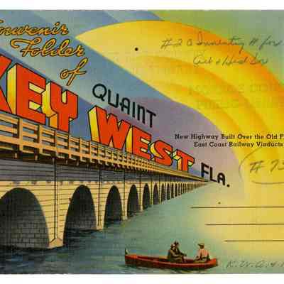 Souvenir Folder of Quaint Key West Fla.
