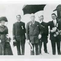 Henry Flagler Arrival First Train in Key West
