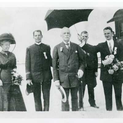 Henry Flagler Arrival First Train in Key West
