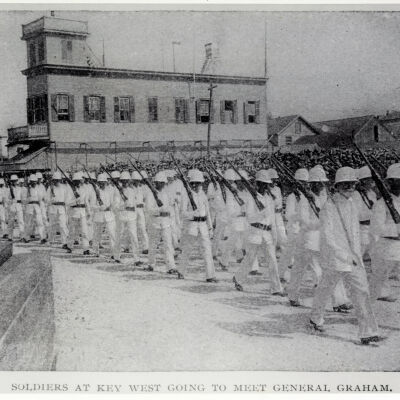 Soldiers at Key West Going to Meet General Graham